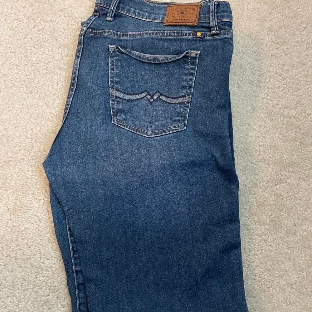 Lucky-brand Women's Blue and Navy Jeans